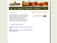 Tablet Screenshot of foodontheway.com